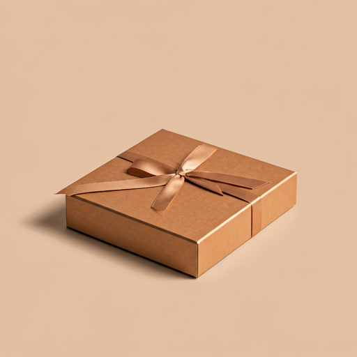 Personalized luxury gift box close-up